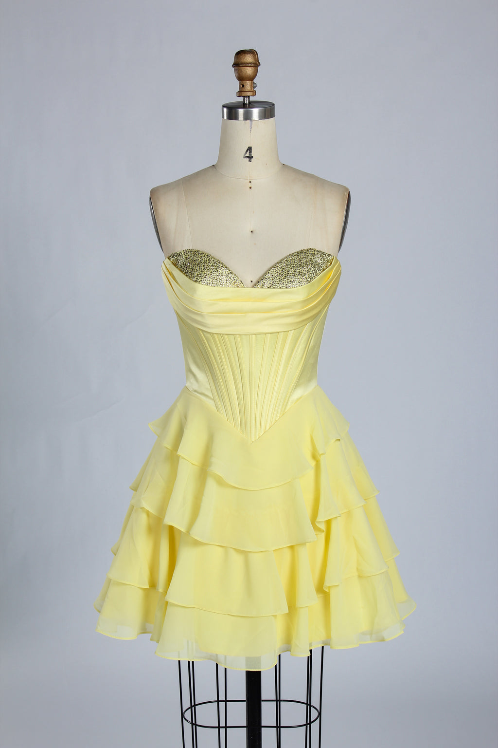 Wholesale Strapless Floral Corset Homecoming Dress 33223S