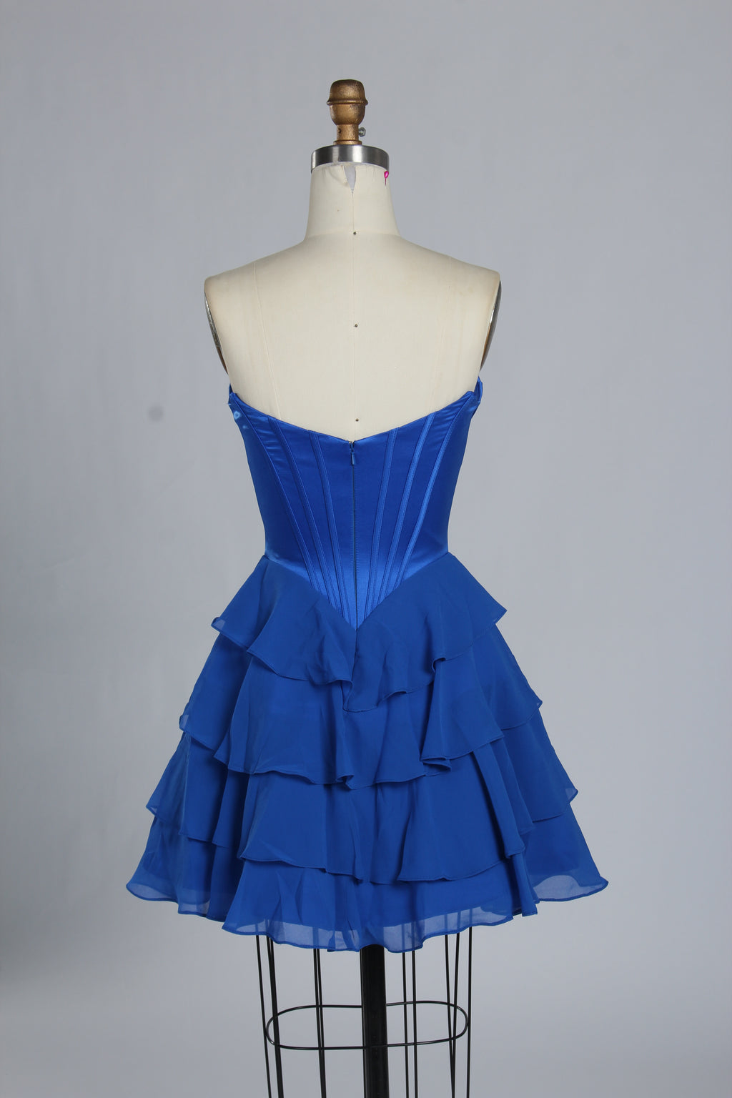 Wholesale Strapless Floral Corset Homecoming Dress 33223S