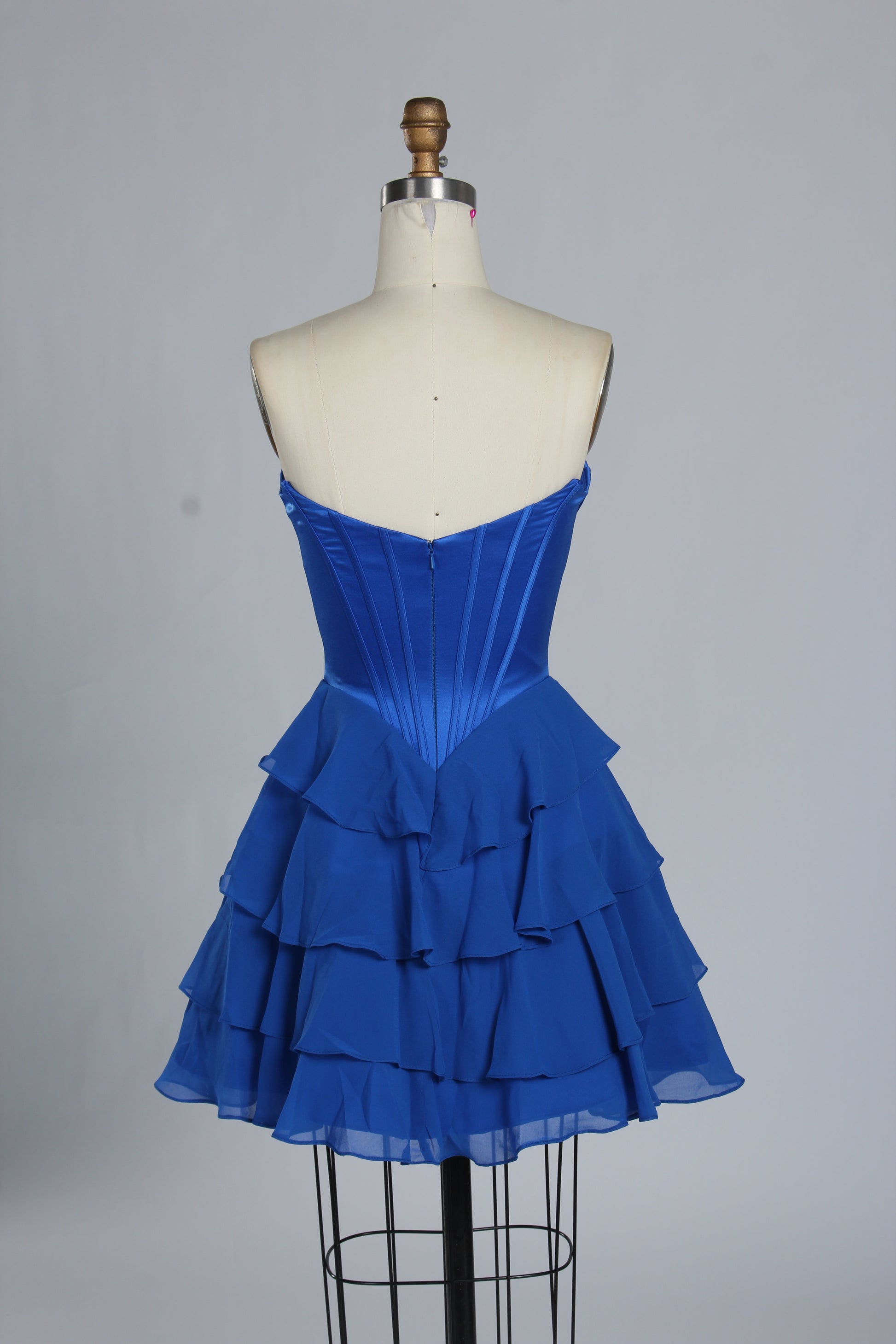 Wholesale Strapless Floral Corset Homecoming Dress 33223S