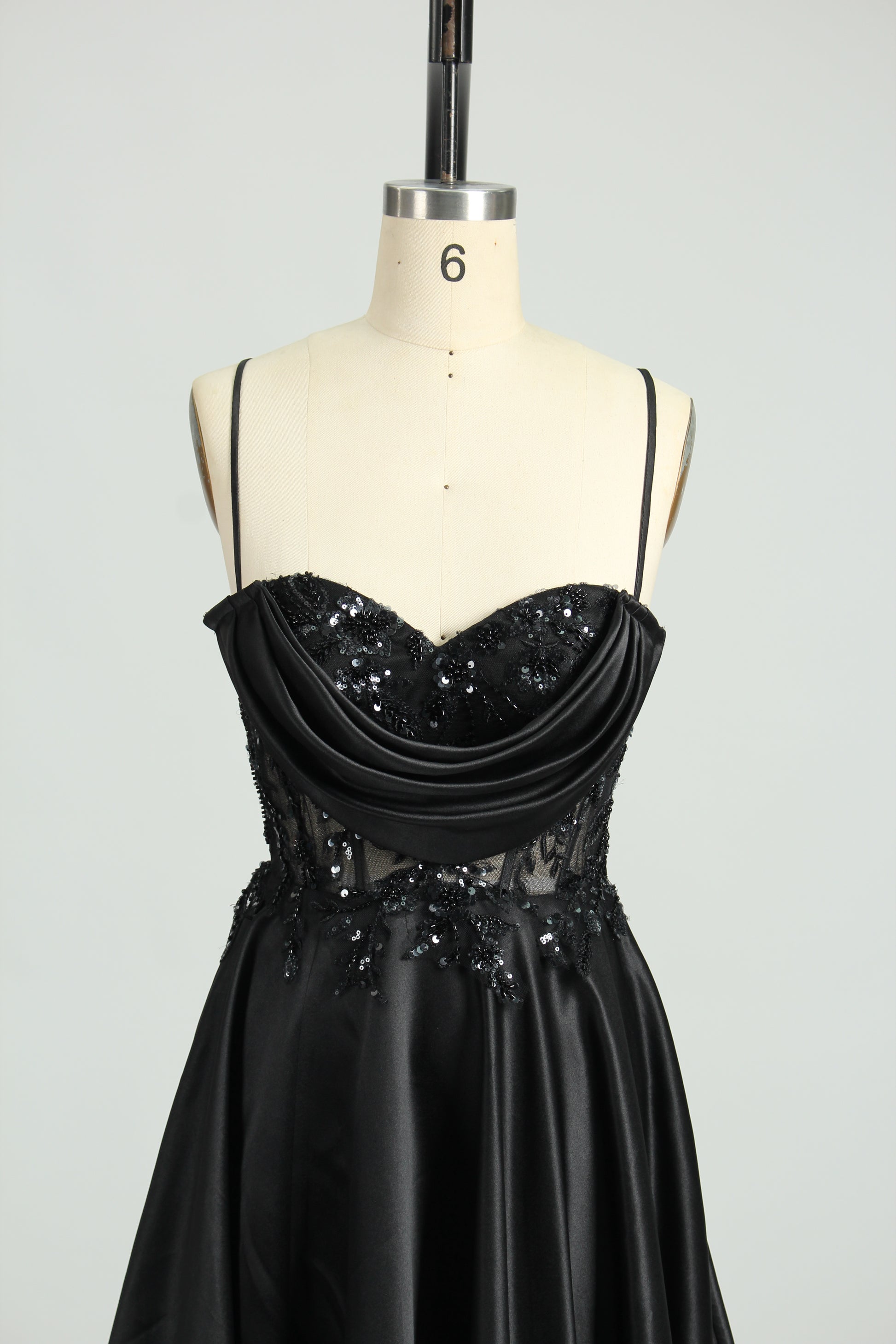 Versatile Elegance Lace and Pearl Embellished Prom Dress with Multiple Styling Options 32857