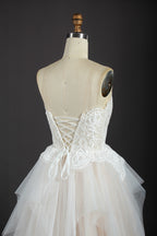 Wholesale Strapless Lace Tulle Wedding Dress – Ball Gown kt1314