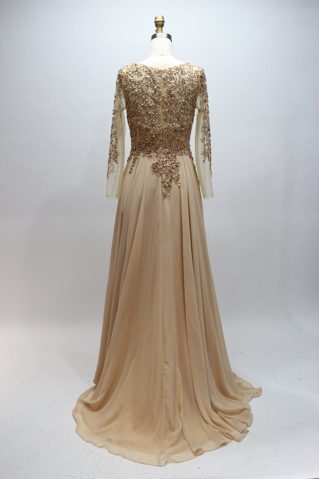 Wholesale Multi-Color Sequin Long-Sleeve Mother Dress 32360