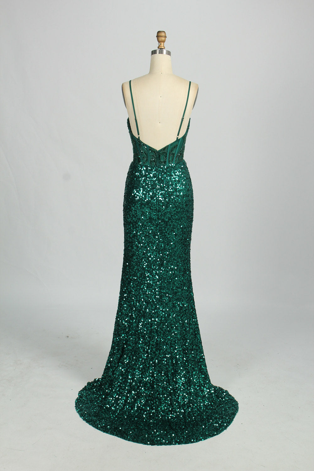 wholesale gorgeous Sparkling Strapless Prom Gown d-131