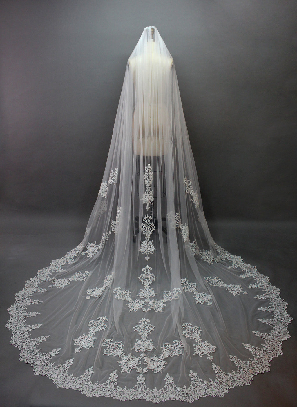 Enchanting Lace Veil - Adding Romance and Elegance to Your Wedding T013