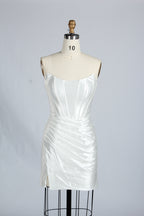 Manufacturer Satin Strapless Corset Cocktail Dress D - 116S