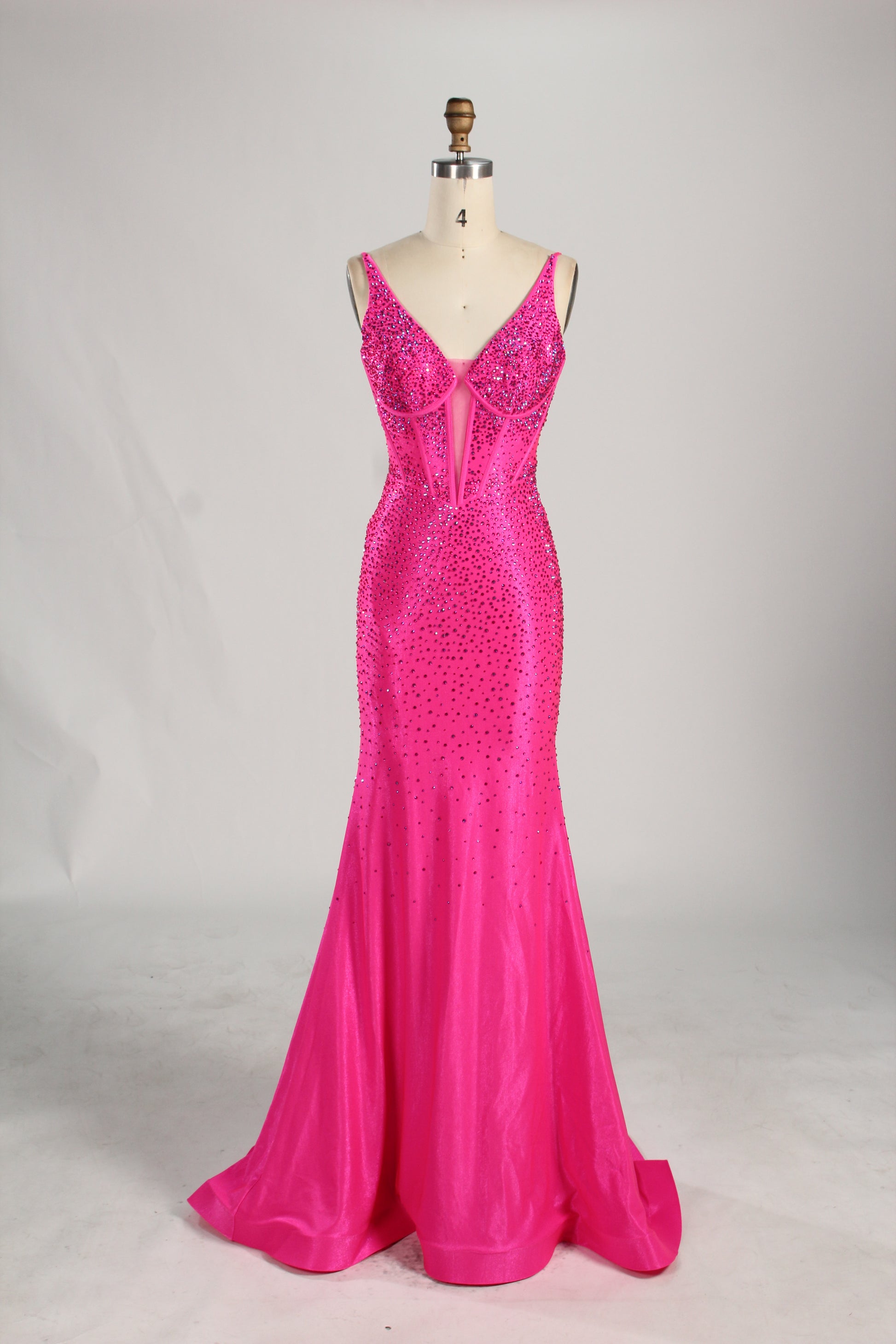 Wholesale Multi-Color Sequin Mermaid Prom Dress KT1424B