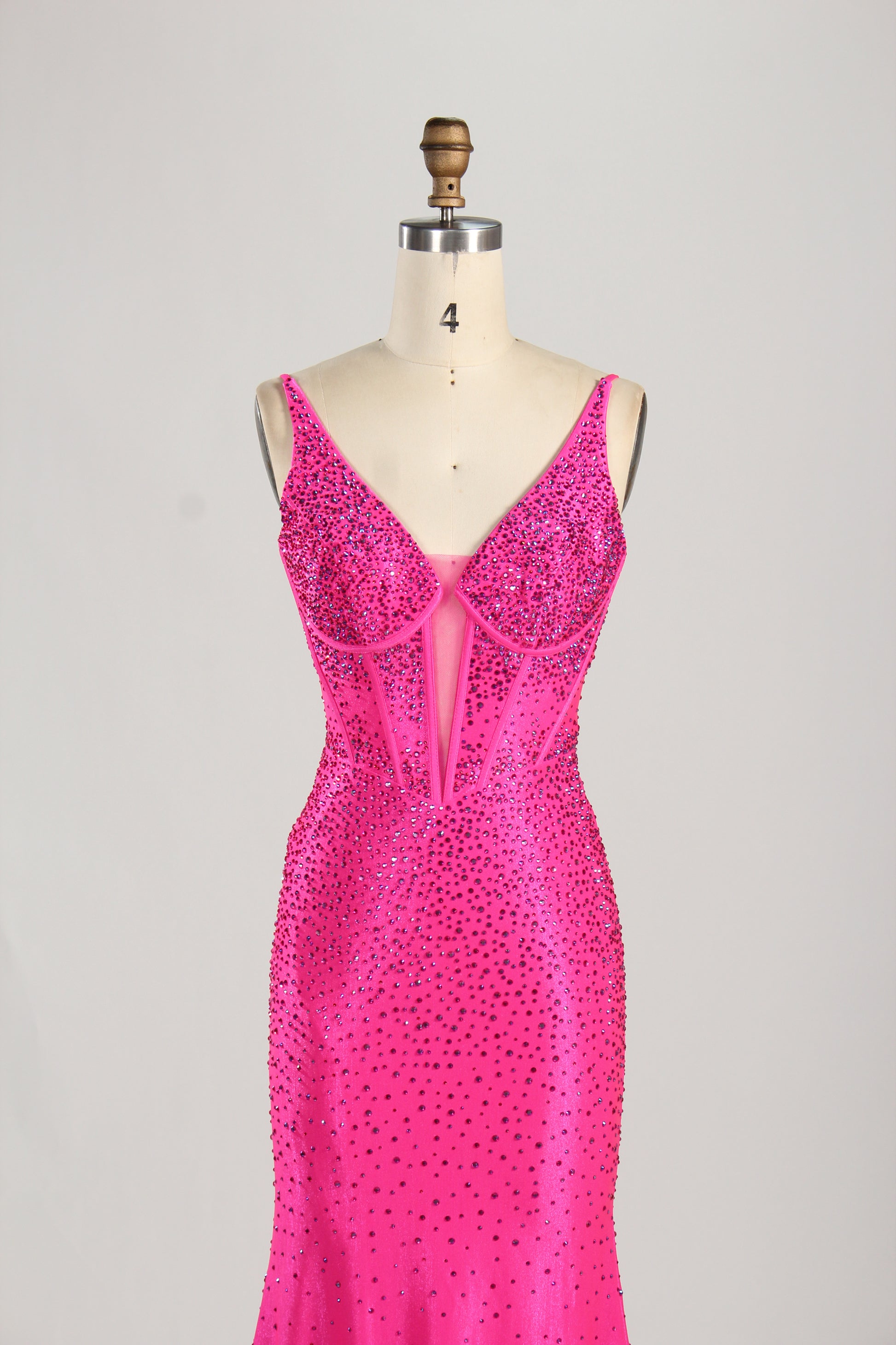 Wholesale Multi-Color Sequin Mermaid Prom Dress KT1424B