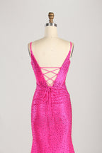 Wholesale Multi-Color Sequin Mermaid Prom Dress KT1424B