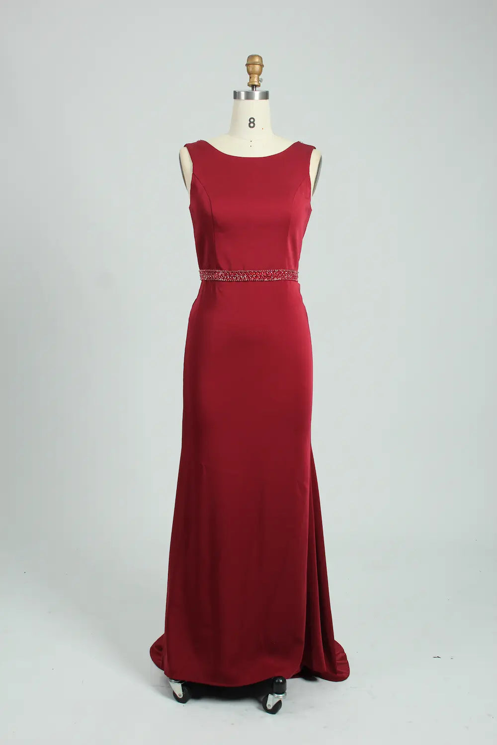 Beaded Long Sleeve Navy Blue Sheath Mother of the Bride Dress MC111
