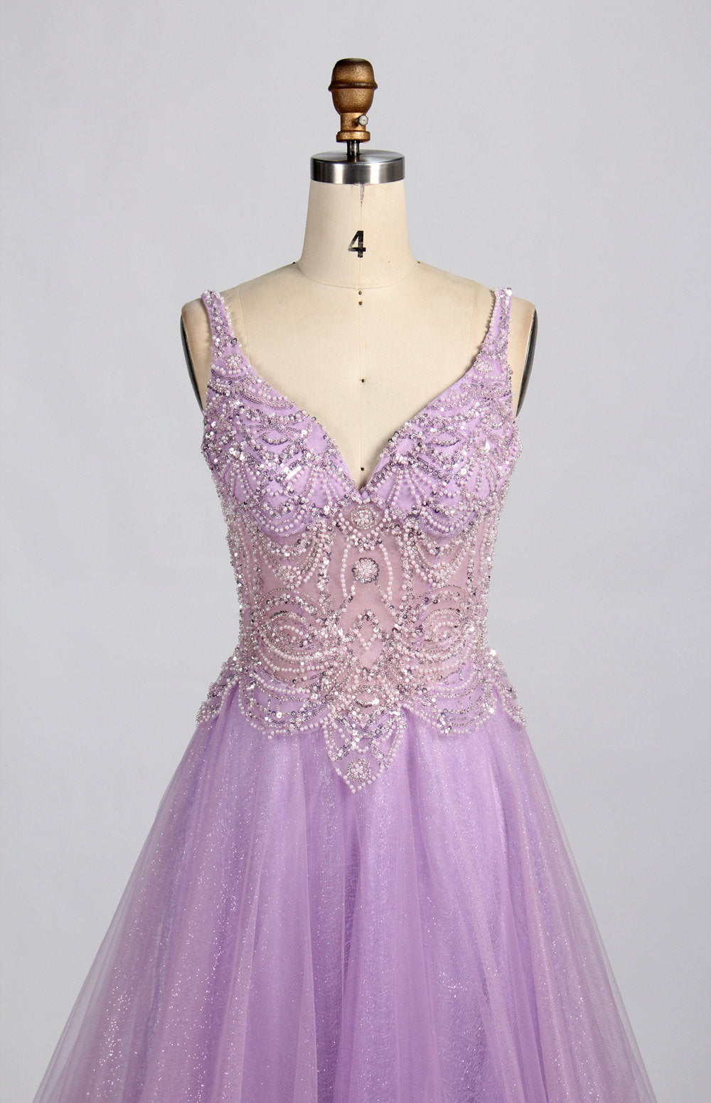 Wholesale Exquisite Beadwork Tulle Prom Dress 33044