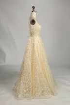 Wholesale Glamorous Sequin Strapless Ball Gown  KS040
