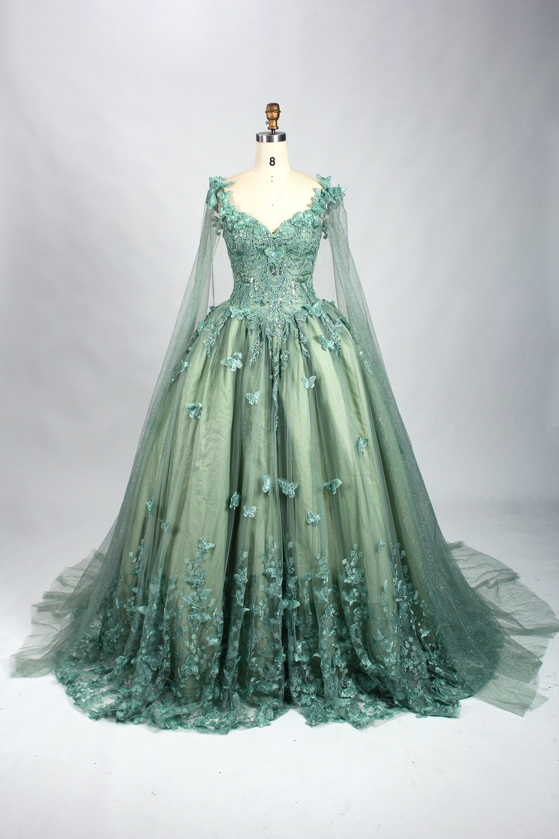Wholesale Mint Green Quinceanera Ball Gown 3317