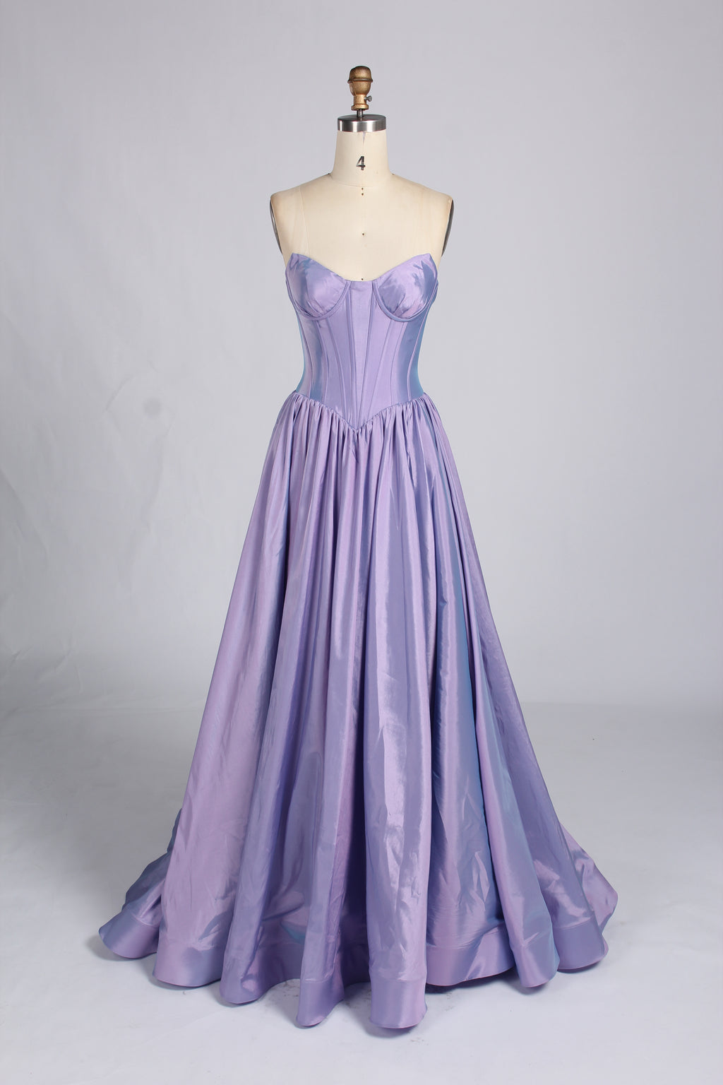 Wholesale Royal Blue Satin Strapless Ball Gown kt1417b