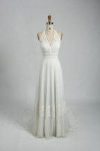 Wholesale Lace Halter Neck Wedding Dress 32846