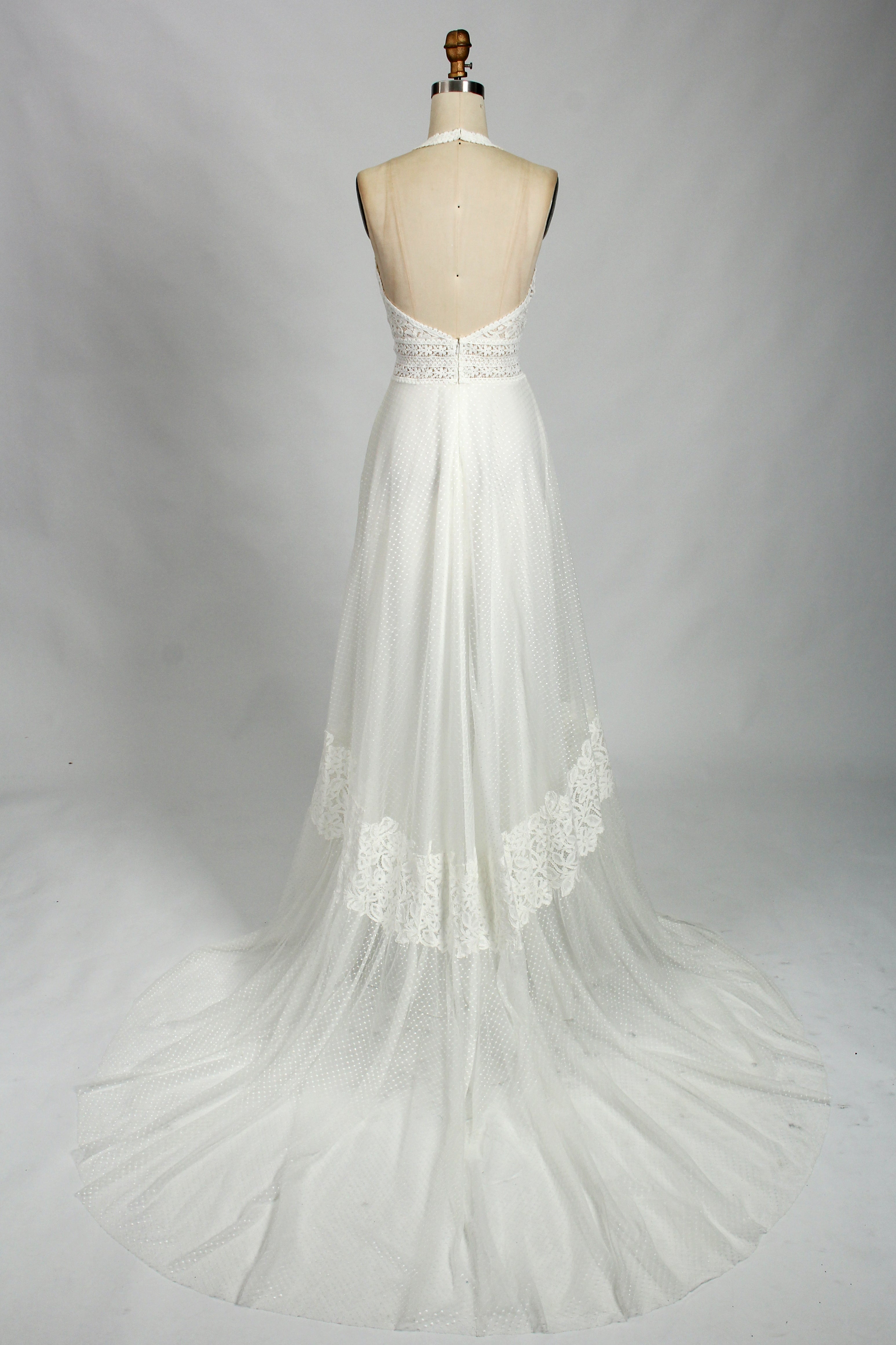Wholesale Lace Halter Neck Wedding Dress 32846