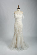 Glamorous Sequined Mermaid Bridal Gown - Sparkle and Elegance 32849