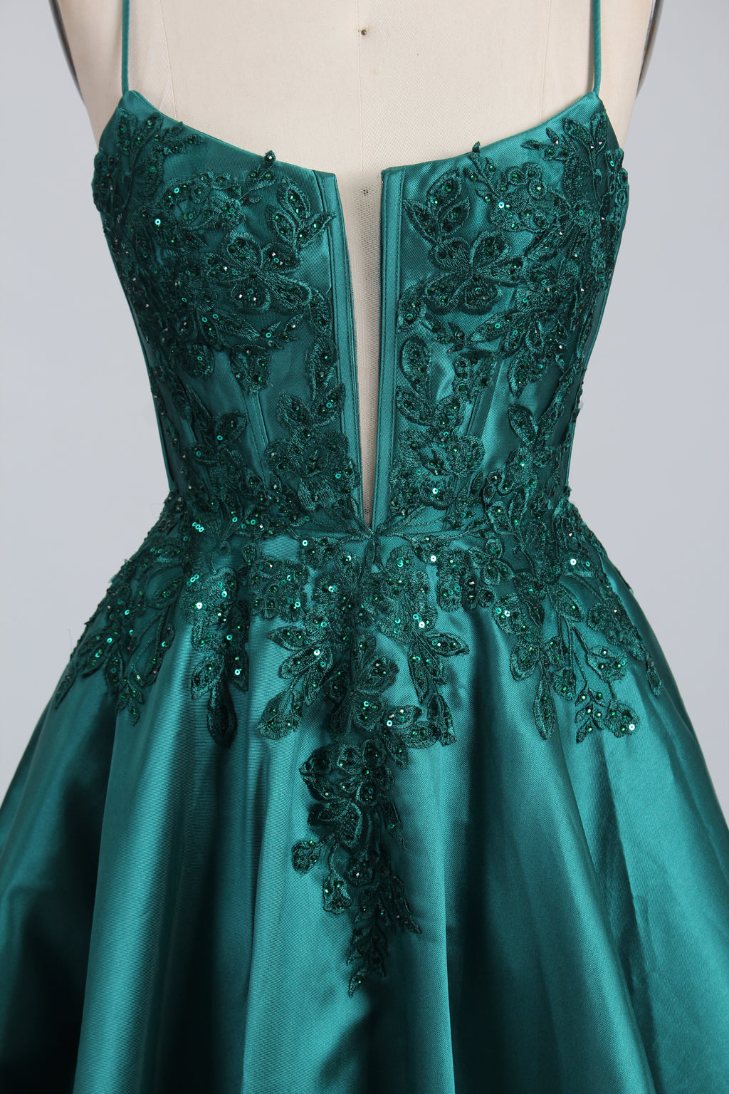Wholesale Teal Lace Prom Dress with Criss - Cross Back 32785