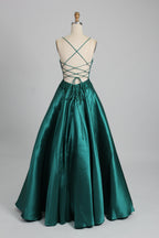 Wholesale Teal Lace Prom Dress with Criss - Cross Back 32785