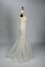 Wholesale Beaded Mermaid Bridal Gown – Tulle Wedding Dress kt1332