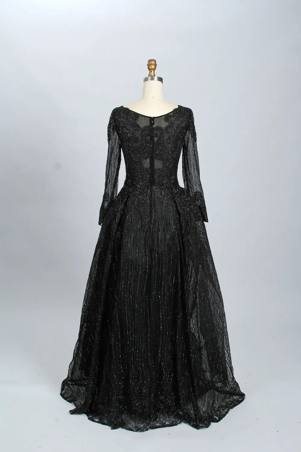 Sophisticated A-Line Mother of the Bride Dress with Long Sleeves MK058