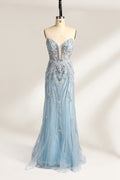 Luxurious Strapless Beaded Mermaid Prom Dress - Wholesale 33052