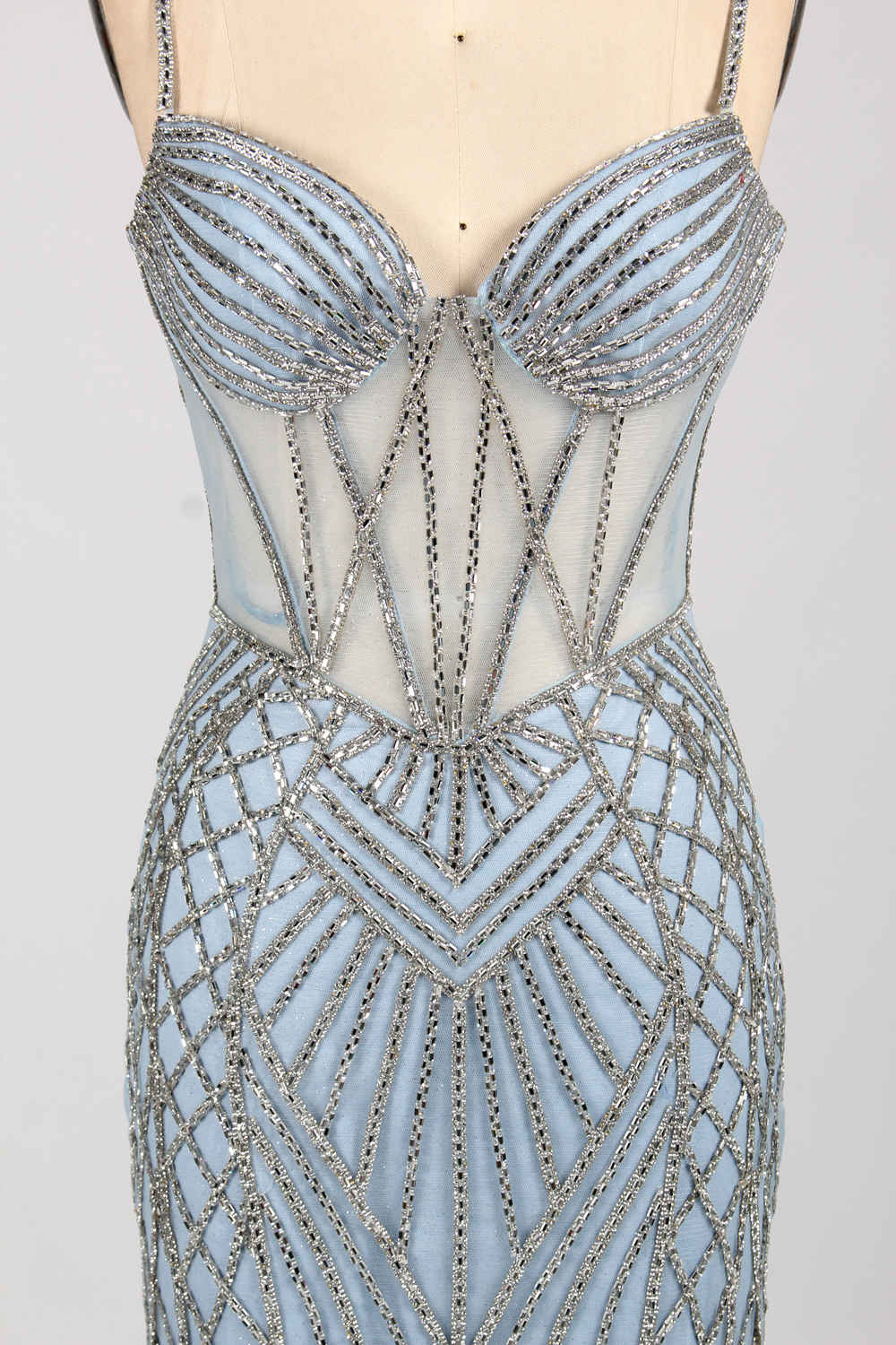 Wholesale Luxurious Glamorous Beaded Mermaid Prom Dress 33054