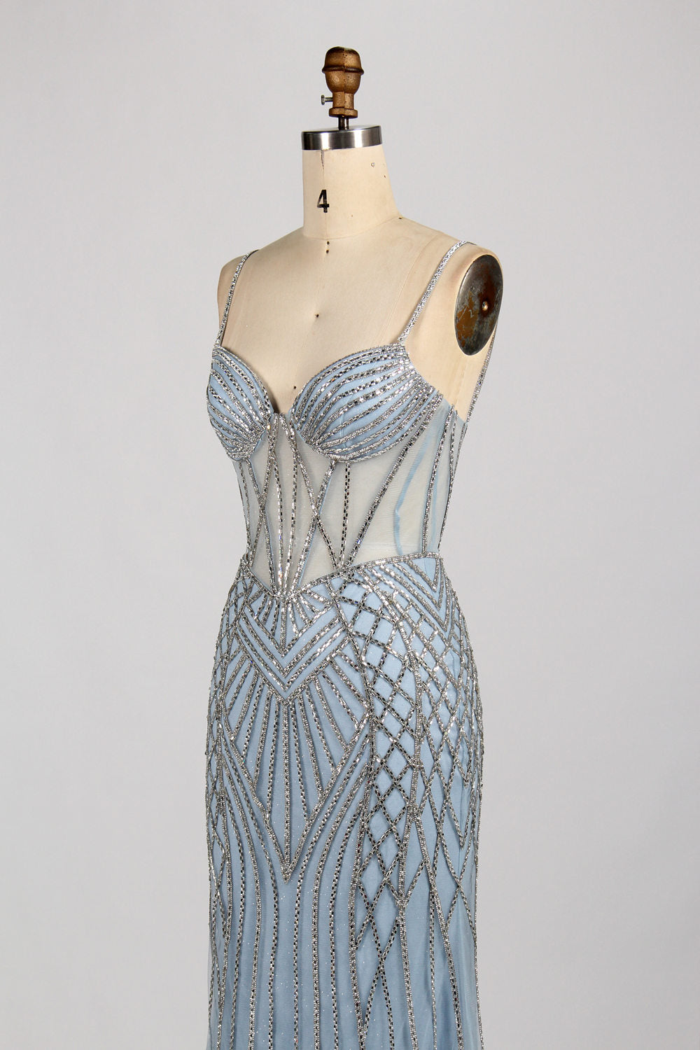 Wholesale Luxurious Glamorous Beaded Mermaid Prom Dress 33054