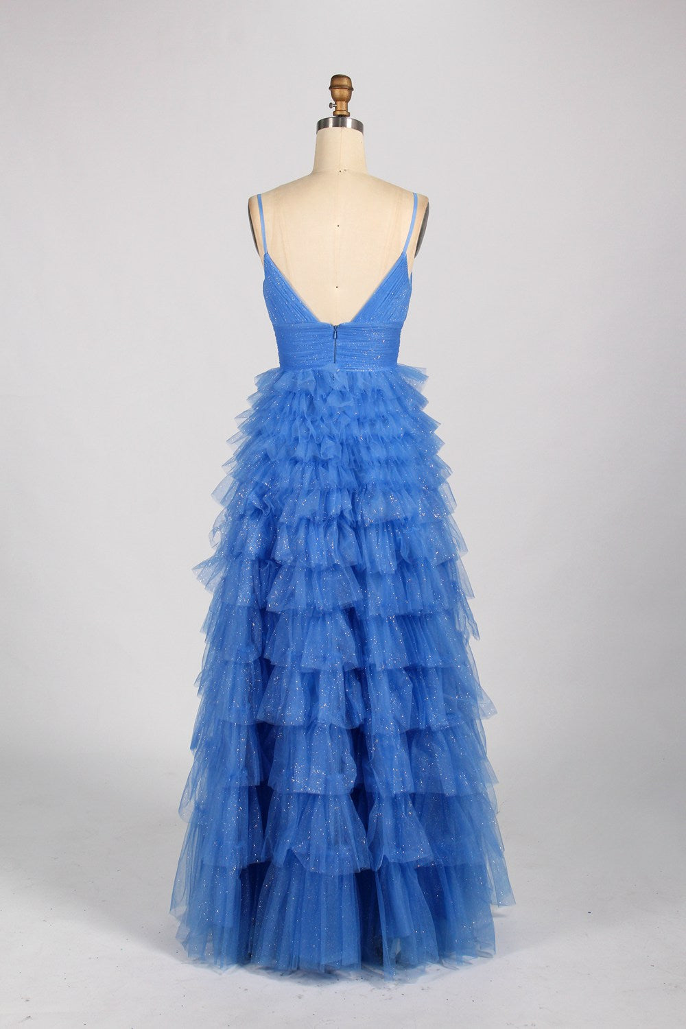 Wholesale Exquisite Ruffled Skirt Tulle Prom Dress 33061