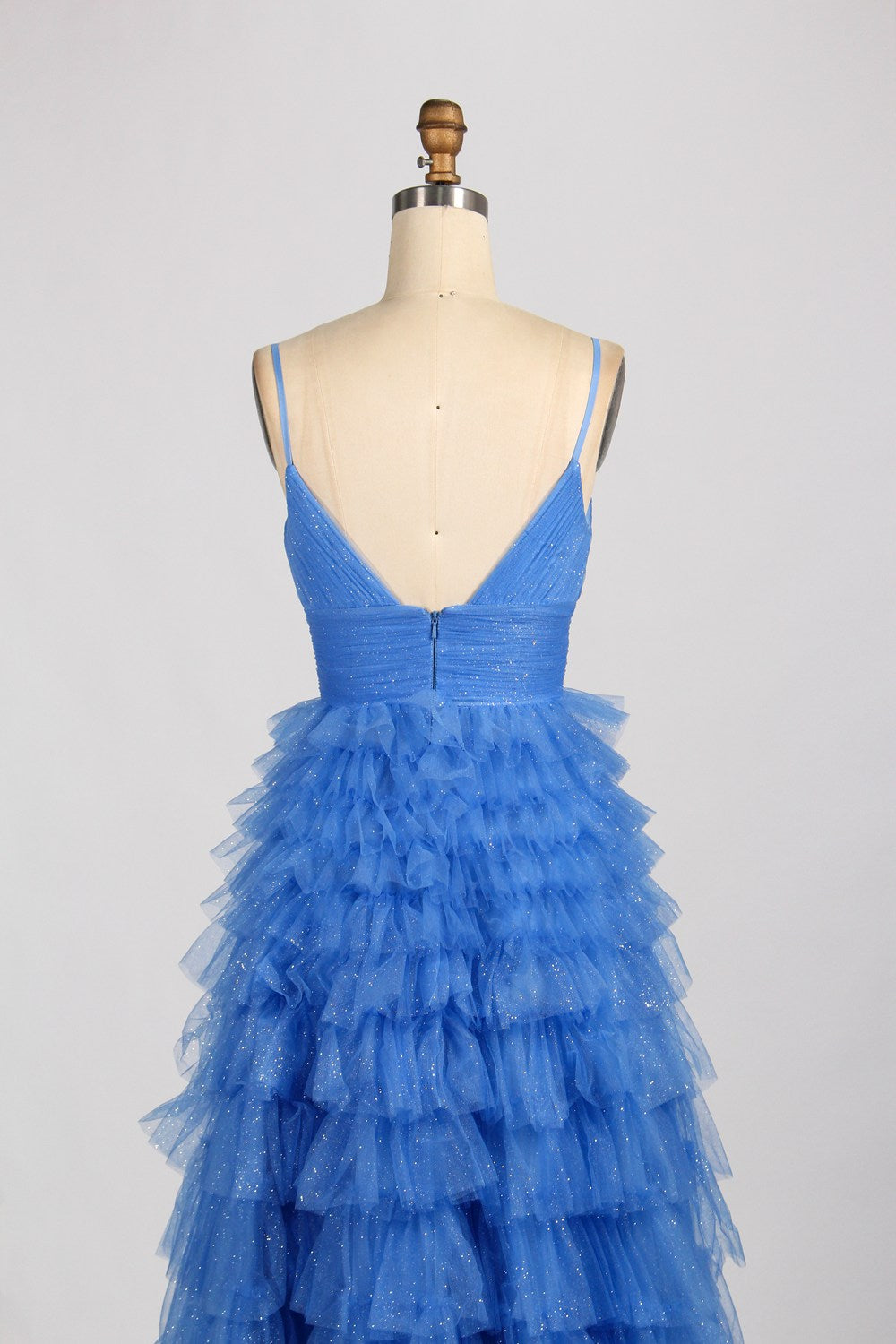 Wholesale Exquisite Ruffled Skirt Tulle Prom Dress 33061