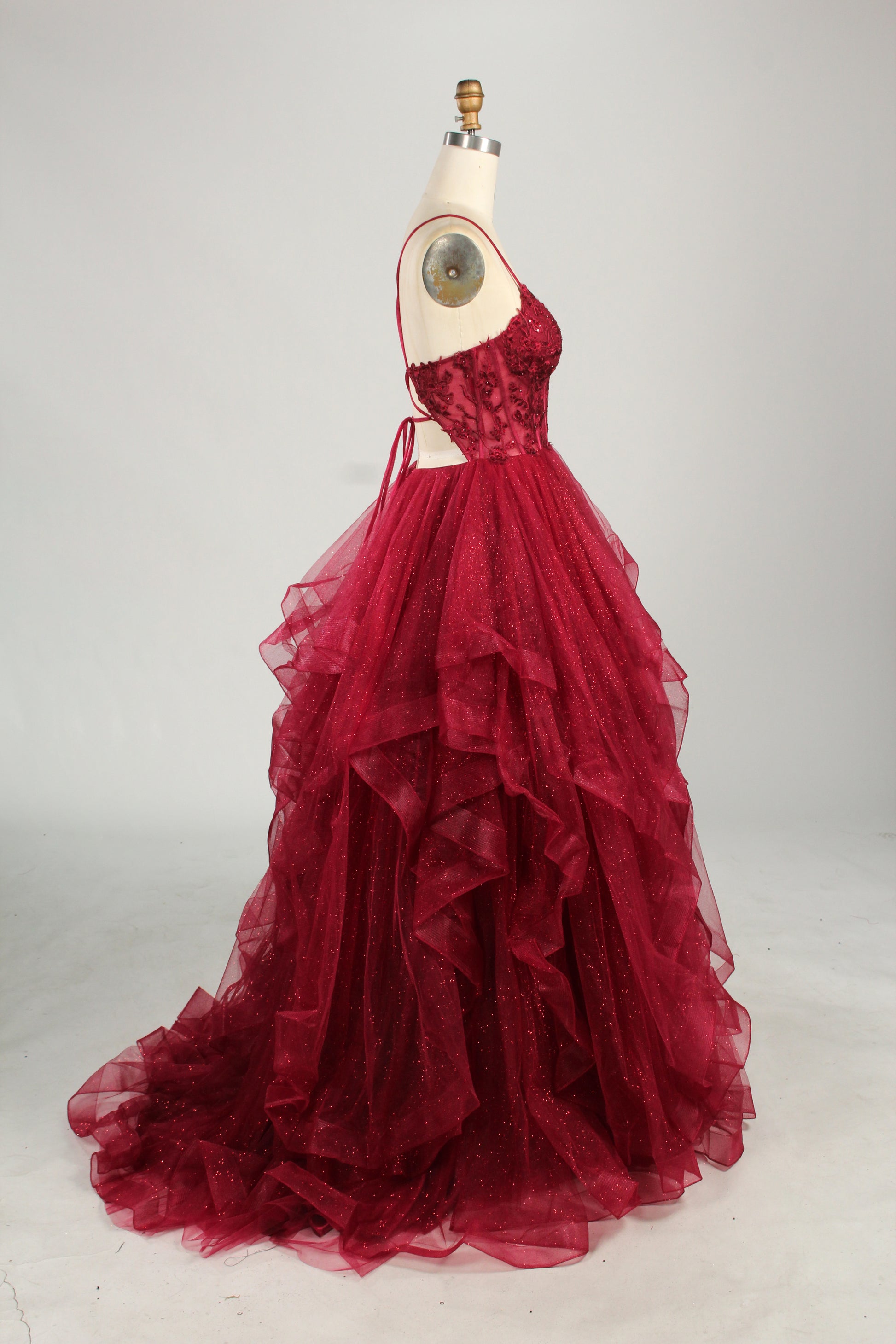 Wholesale elegance Beaded Tulle Prom Dress  33278