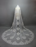 Delicate Lace Veil - Enhance Your Bridal Beauty T051