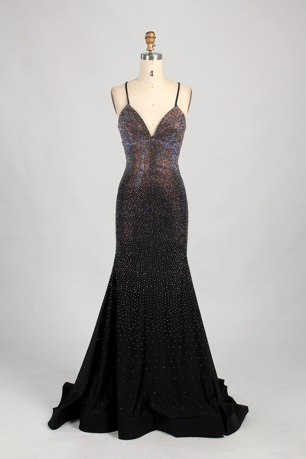 Glamorous Wholesale Sequin-Embellished Mermaid Prom Dress 32858