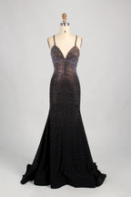 Glamorous Wholesale Sequin-Embellished Mermaid Prom Dress 32858