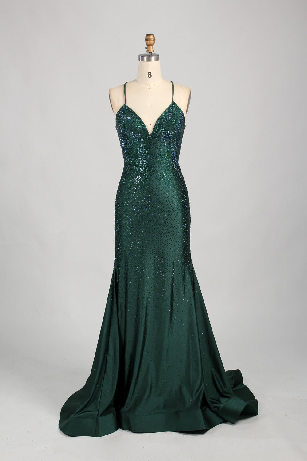 Glamorous Wholesale Sequin-Embellished Mermaid Prom Dress 32858