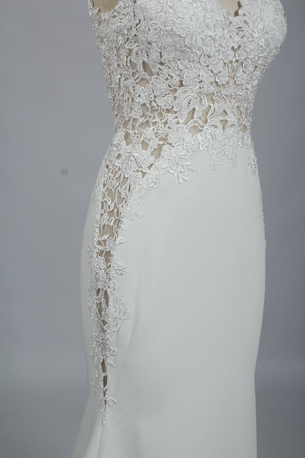 Wholesale Spaghetti Strap Lace Mermaid Wedding Dress 32731