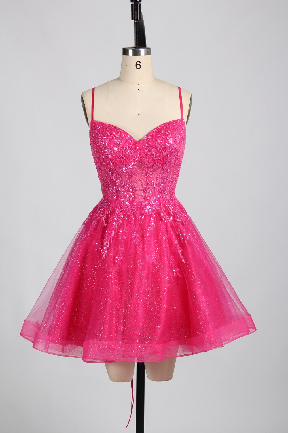 Sparkling Short Sequin Prom Dress - Dazzling and Chic Wholesale Collection 32933