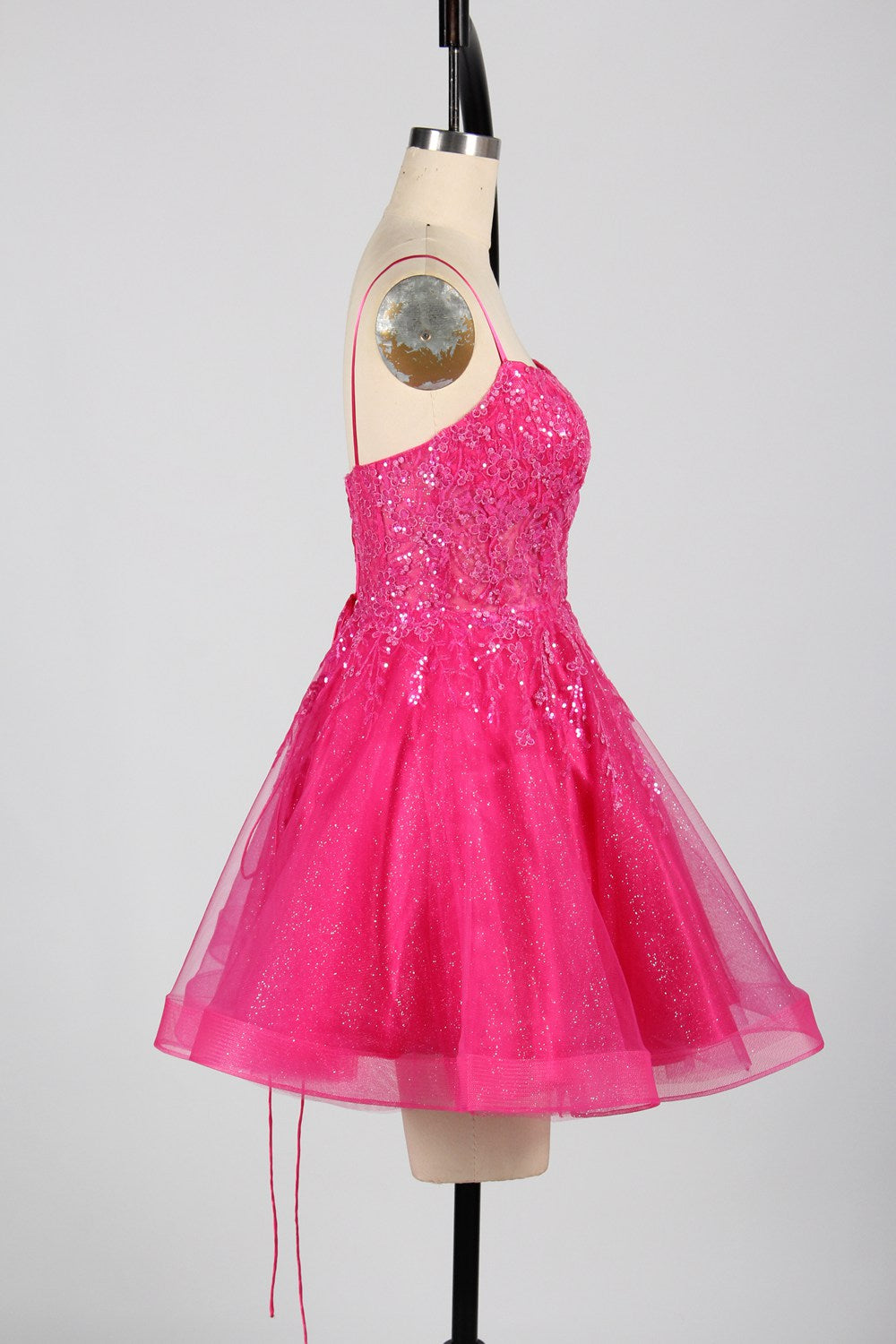 Sparkling Short Sequin Prom Dress - Dazzling and Chic Wholesale Collection 32933