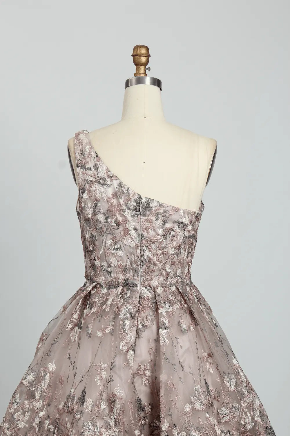 Luxury Beaded Sweetheart One Shoulder Ball Gown Evening Dress KS019