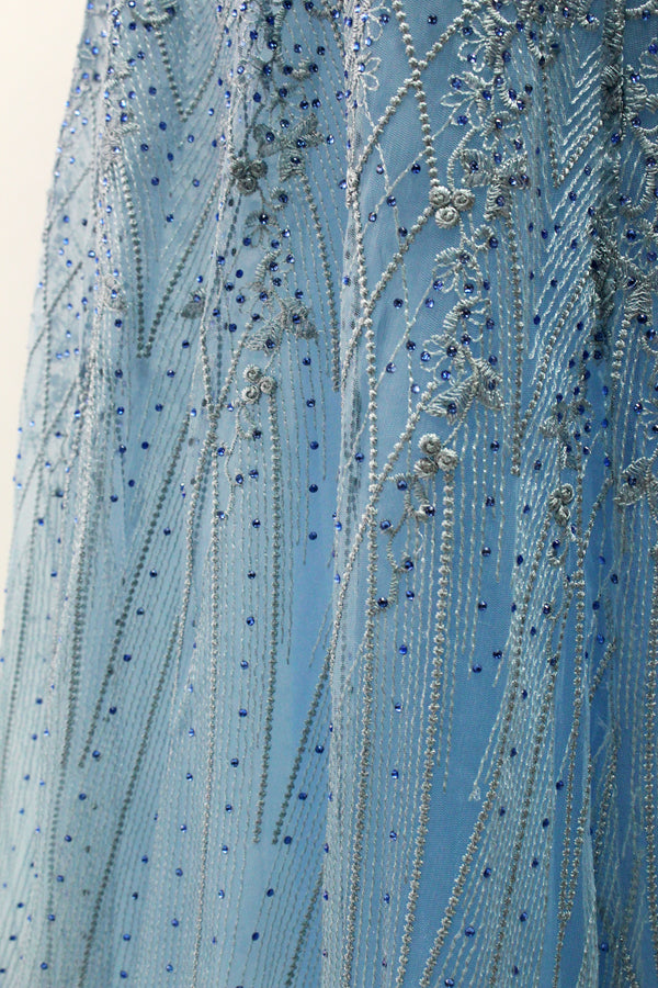 Wholesale Plus Size Long Sleeve Evening Gowns for Mothers MK033