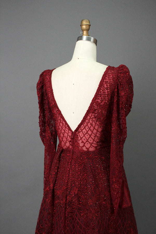 Wholesale Plus Size Long Sleeve Evening Gowns for Mothers MK033