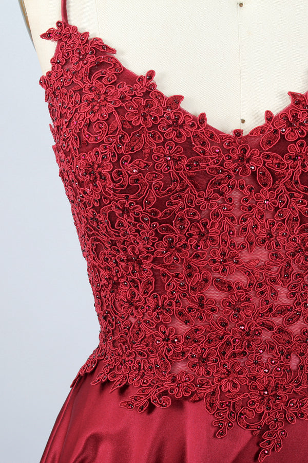 Enchanting Radiance Lace and Satin Prom Wholesale QT005B