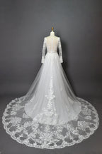 Timeless Romance Wholesale Lace Long Sleeve Wedding Gown 3289