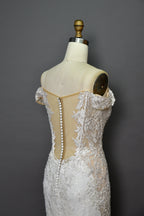 Wholesale Lace Mermaid Wedding Gown with Tulle 3286