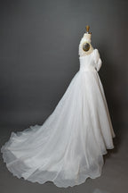 Wholesale High - Neck Wedding Dress with Oversized Bow 3283