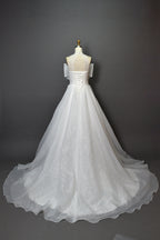 Wholesale High - Neck Wedding Dress with Oversized Bow 3283