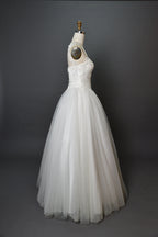 Wholesale Beaded Bodice Tulle Ball Gown Wedding Dress 3281