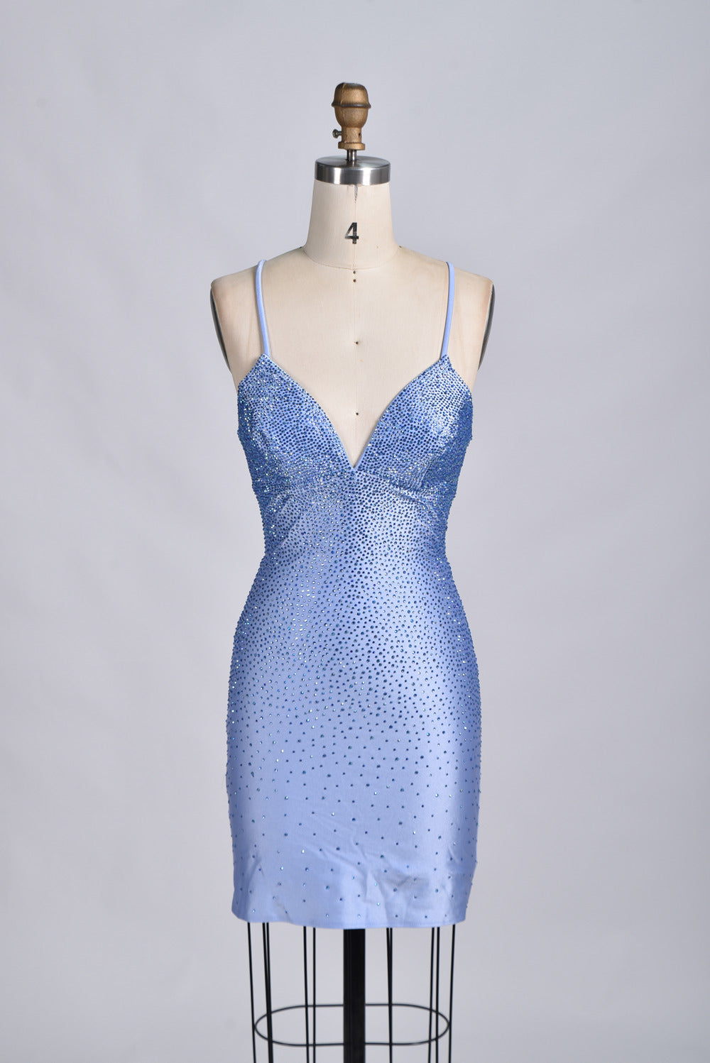 Wholesale Dazzling Prom Short Dress with Heat-Set Rhinestones 32858B
