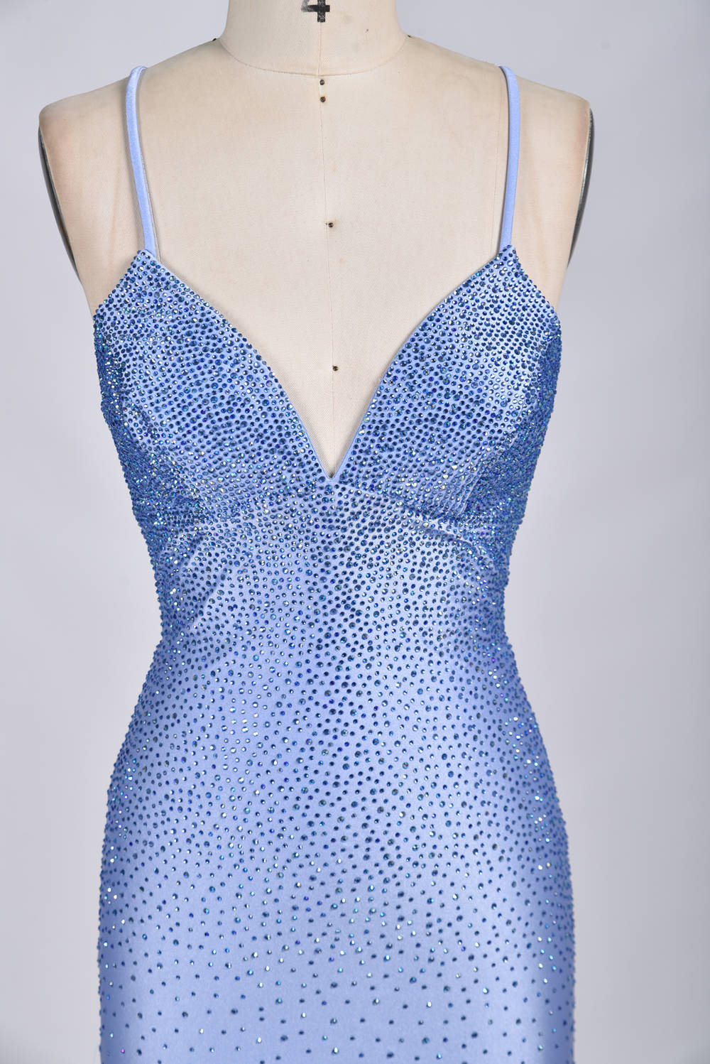 Wholesale Dazzling Prom Short Dress with Heat-Set Rhinestones 32858B