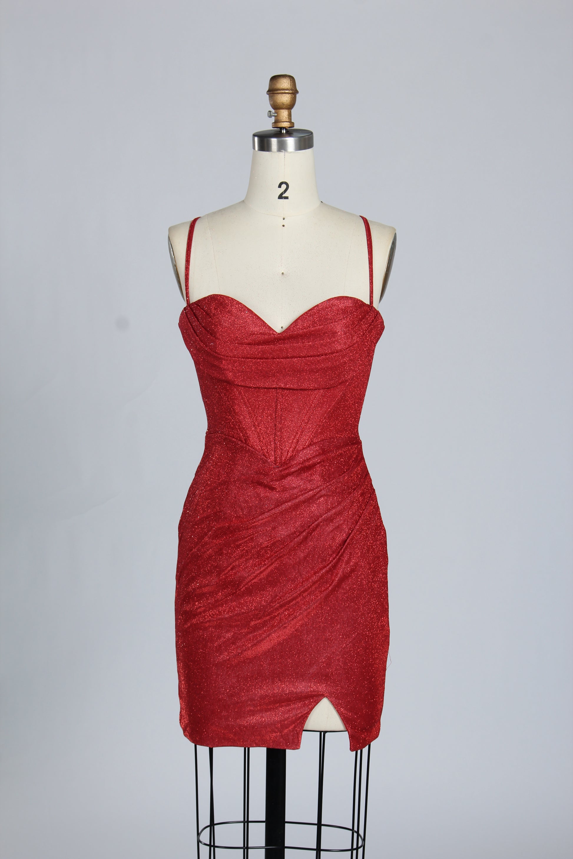 Wholesale Teal Glitter Spaghetti-Strap Ruched Homecoming Dress d-099s