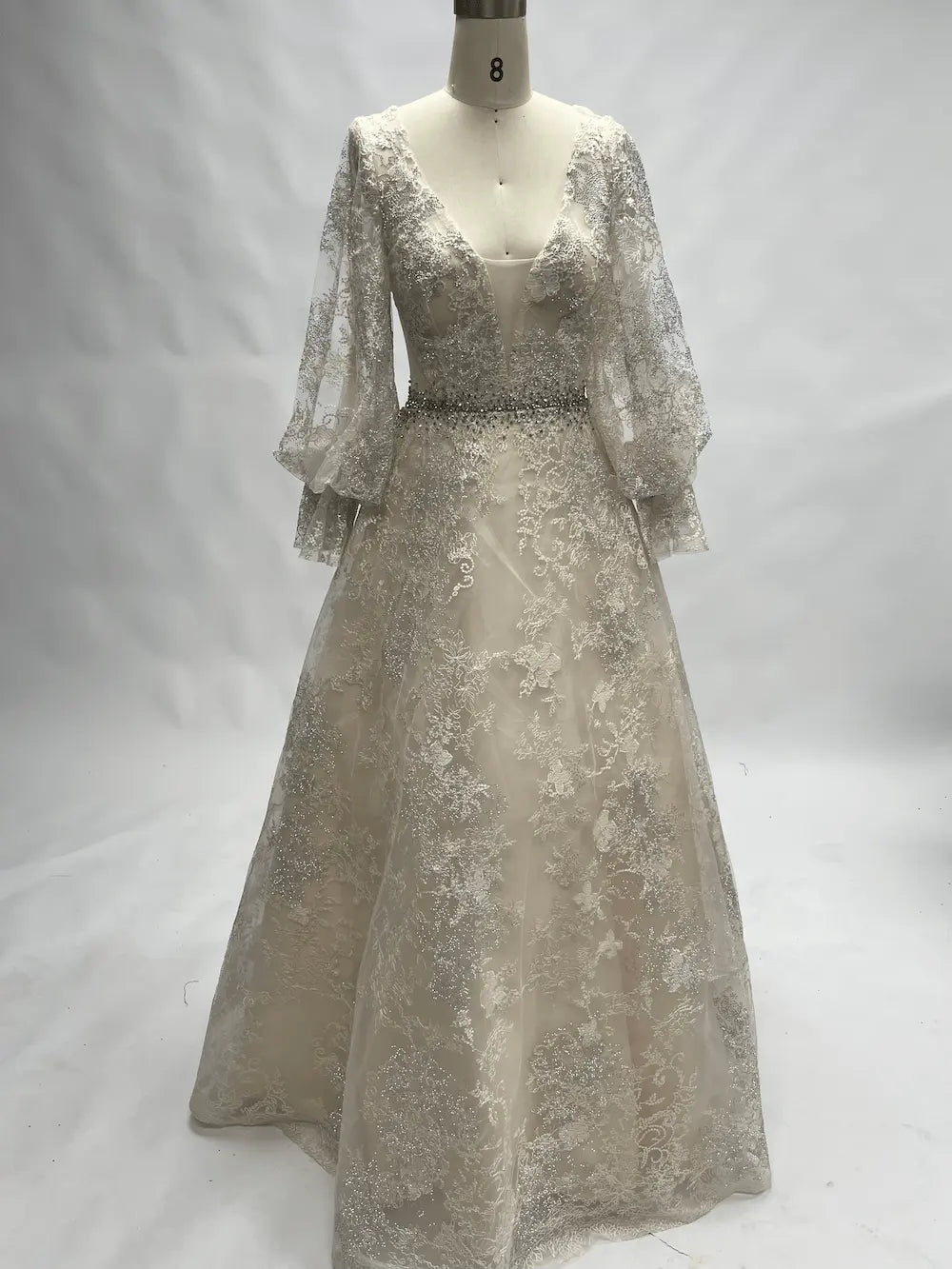 Timeless A-Line Mother of the Bride Dress with Long Sleeves KS003